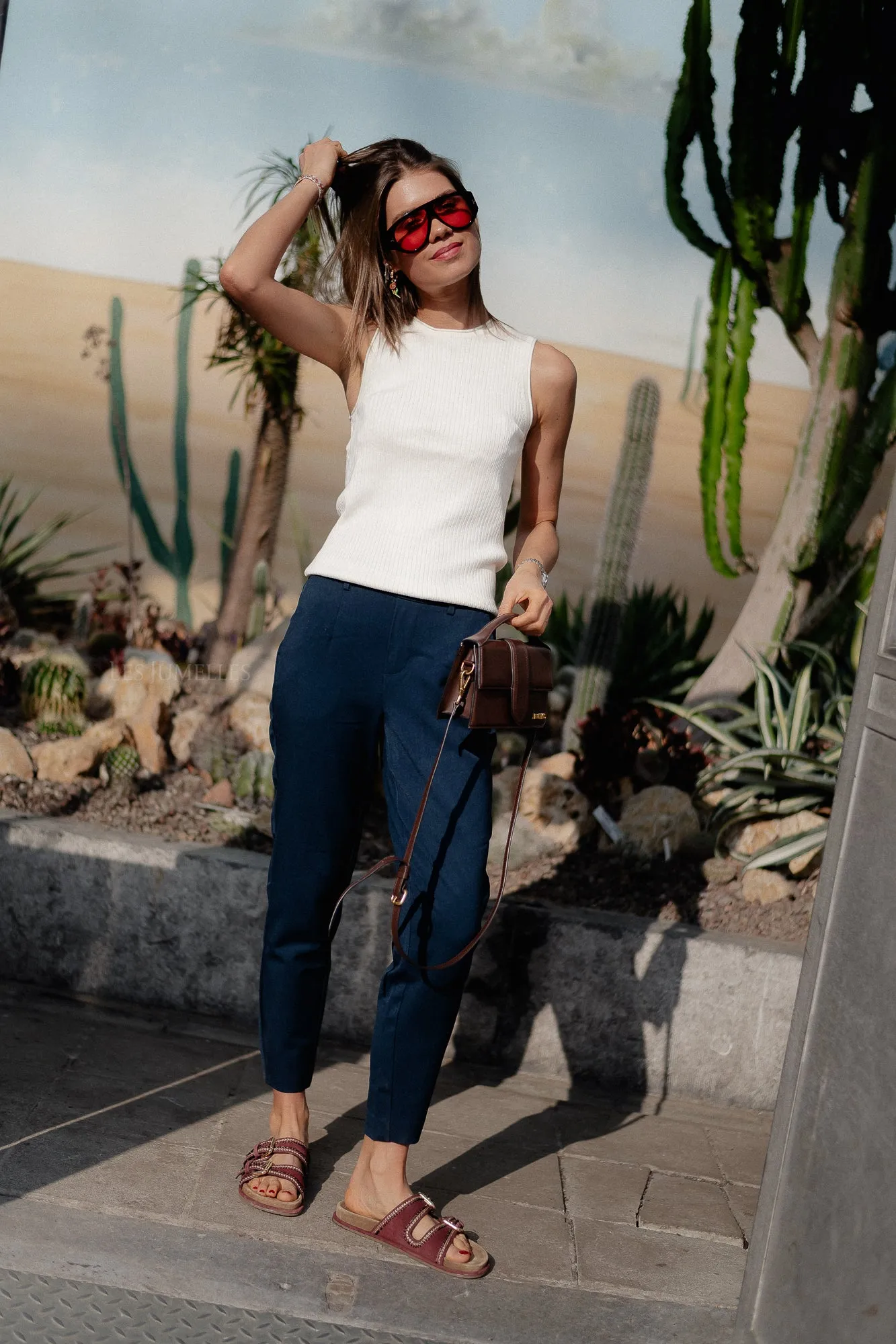 OBJLisa slim pant sky captain