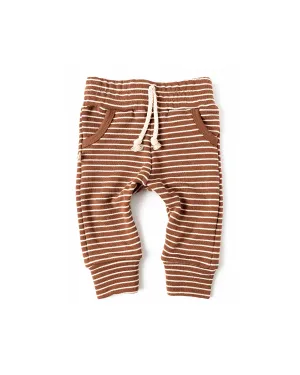 original jogger - acorn stripe