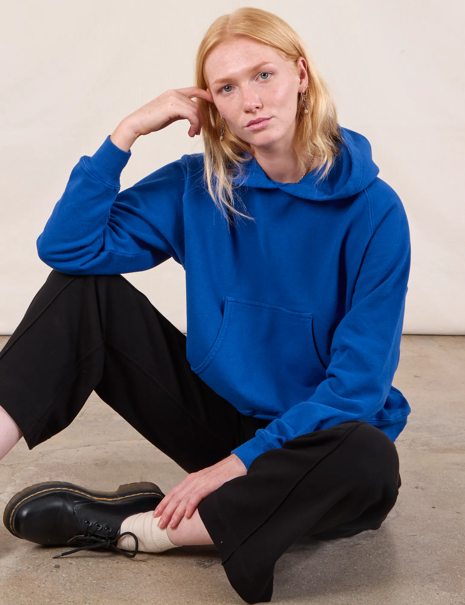 Oversized Hoodie - Royal Blue