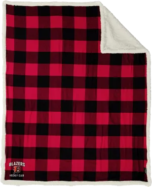 Philadelphia Blazers Flannel Sherpa Blanket