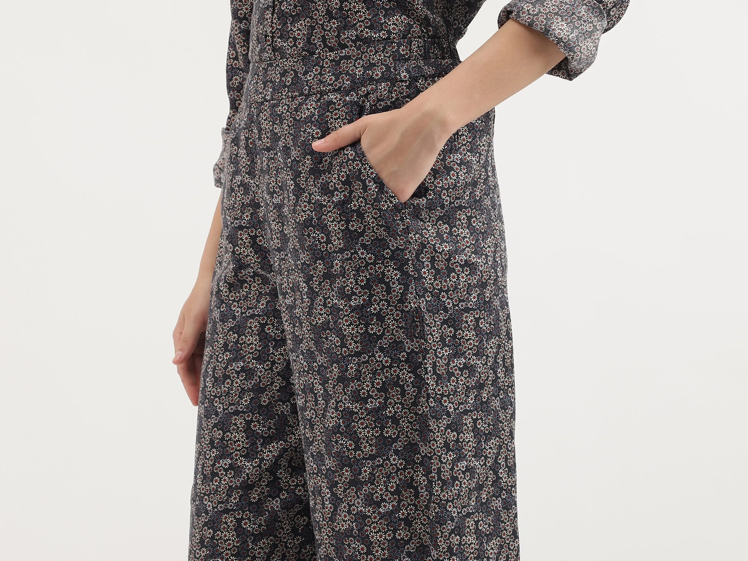 Printed Regular Fit Trousers
