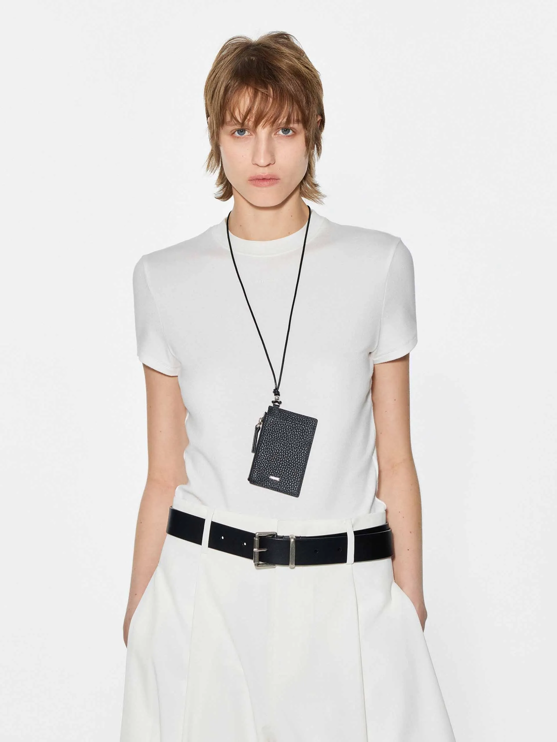 Pure Color Slim Fit T-shirt
