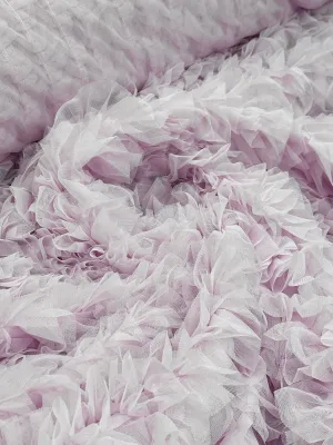 Ruffled Tulle Frill - light pink