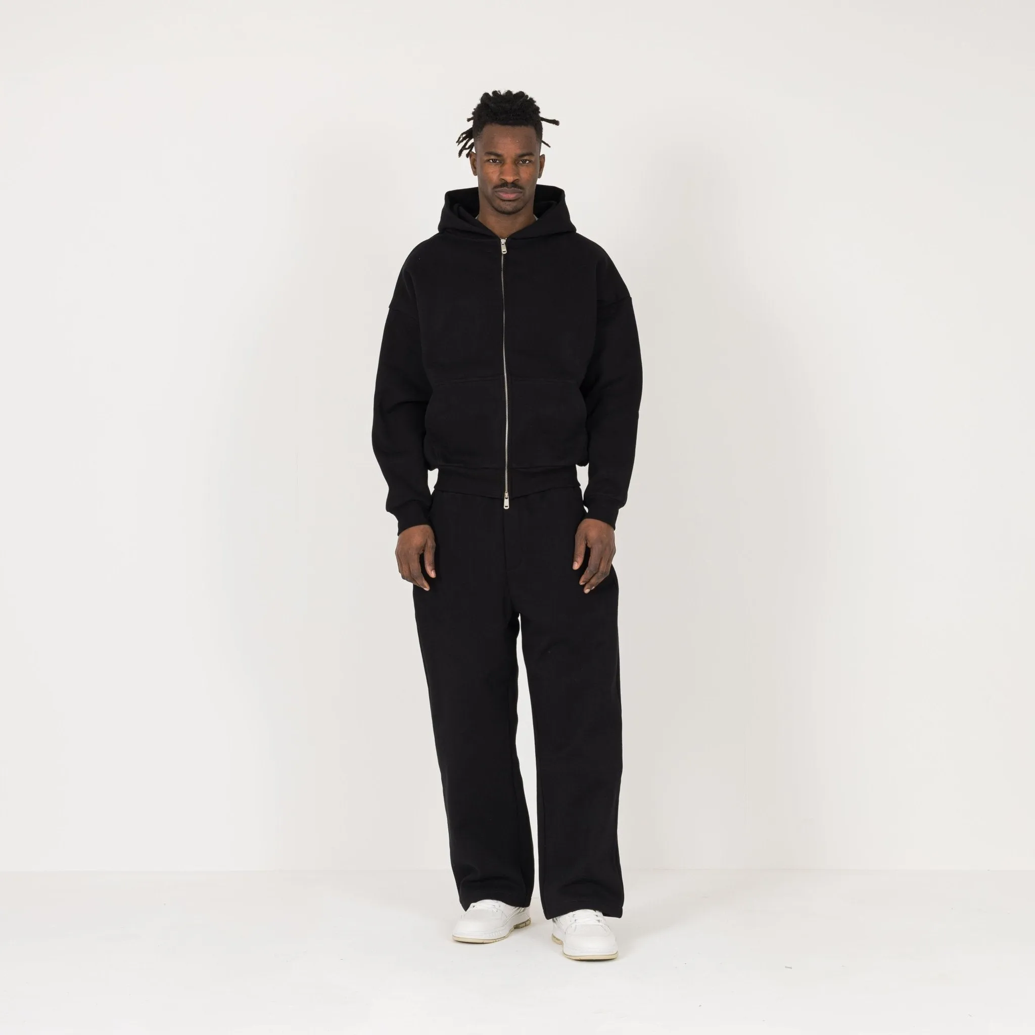 Sculpt Zip Hoodie - Carbon Black