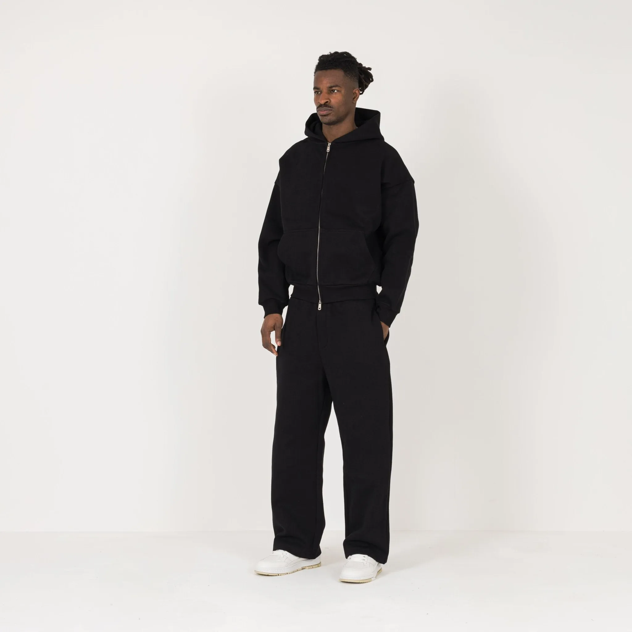 Sculpt Zip Hoodie - Carbon Black