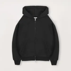 Sculpt Zip Hoodie - Carbon Black