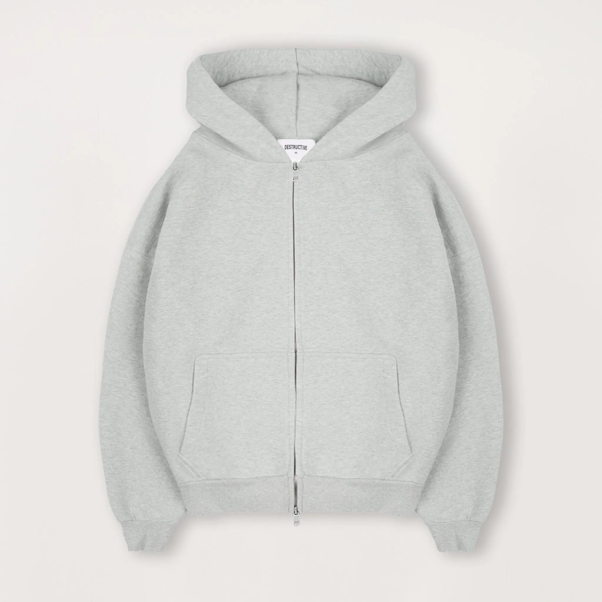 Sculpt Zip Hoodie - Slate Marl