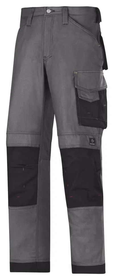 Snickers 3 Series Work Trousers with Knee Pad Pockets Canvas plus Loose Fit - 3314 Classic Holster Version