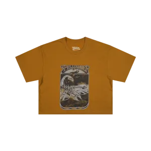 Spelljammer Cropped Gold Tee