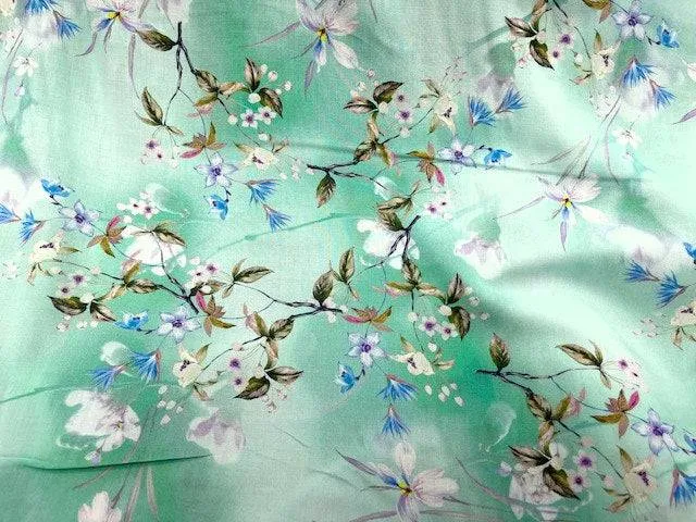 Summer Florals - Printed Viscose