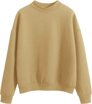 Sweatshirts for Women 2024 Solid Turtleneck Long Sleeve Pullover Tops Casual Comfy Fall Winter Fashion Clothes