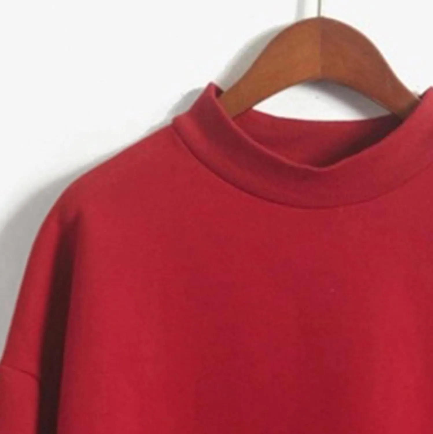 Sweatshirts for Women 2024 Solid Turtleneck Long Sleeve Pullover Tops Casual Comfy Fall Winter Fashion Clothes