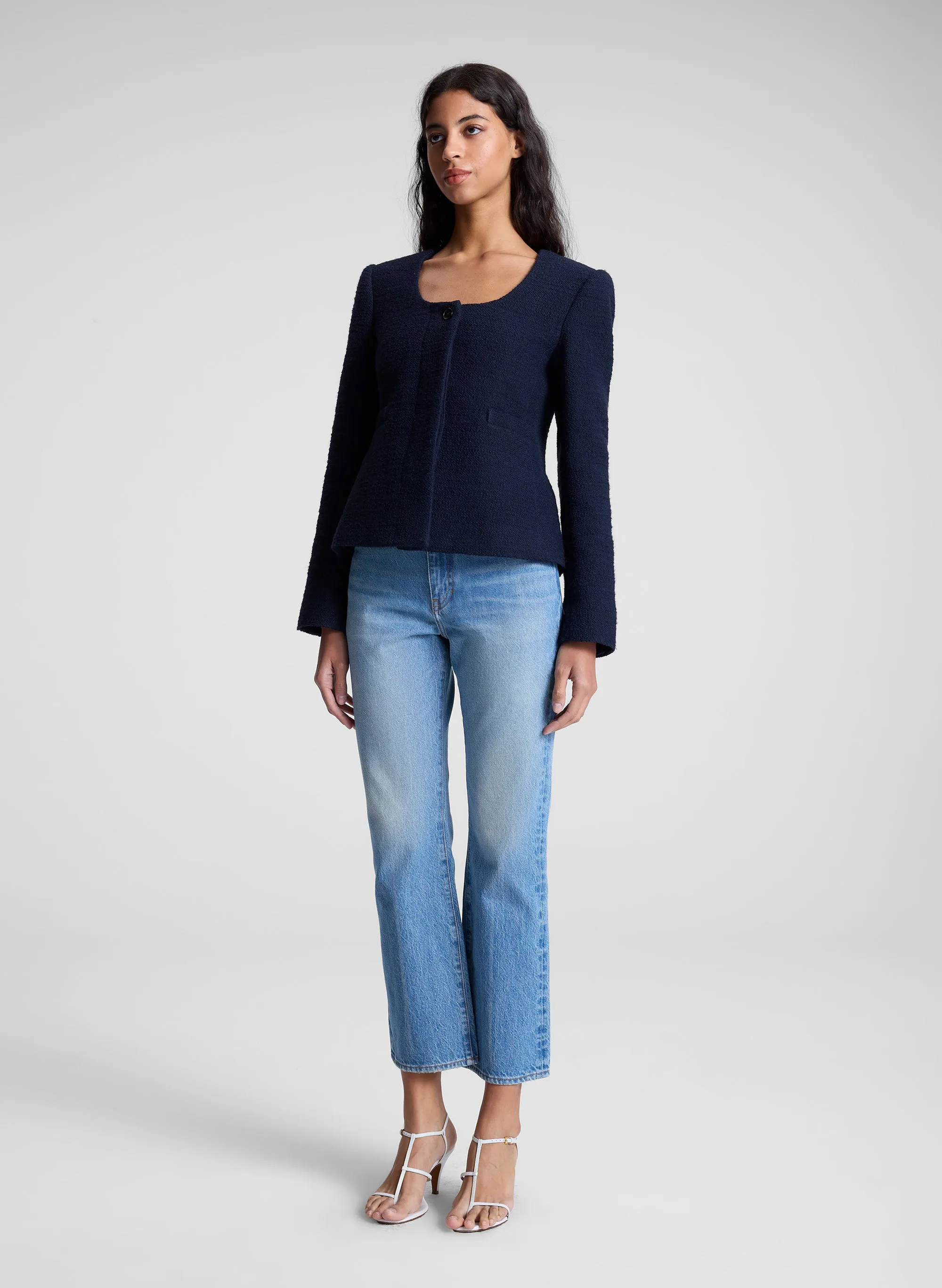 The 009 Cropped Flare Jean