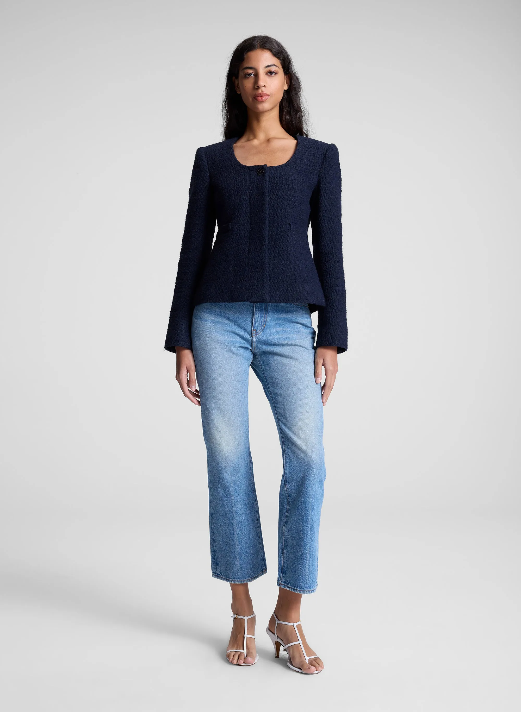 The 009 Cropped Flare Jean