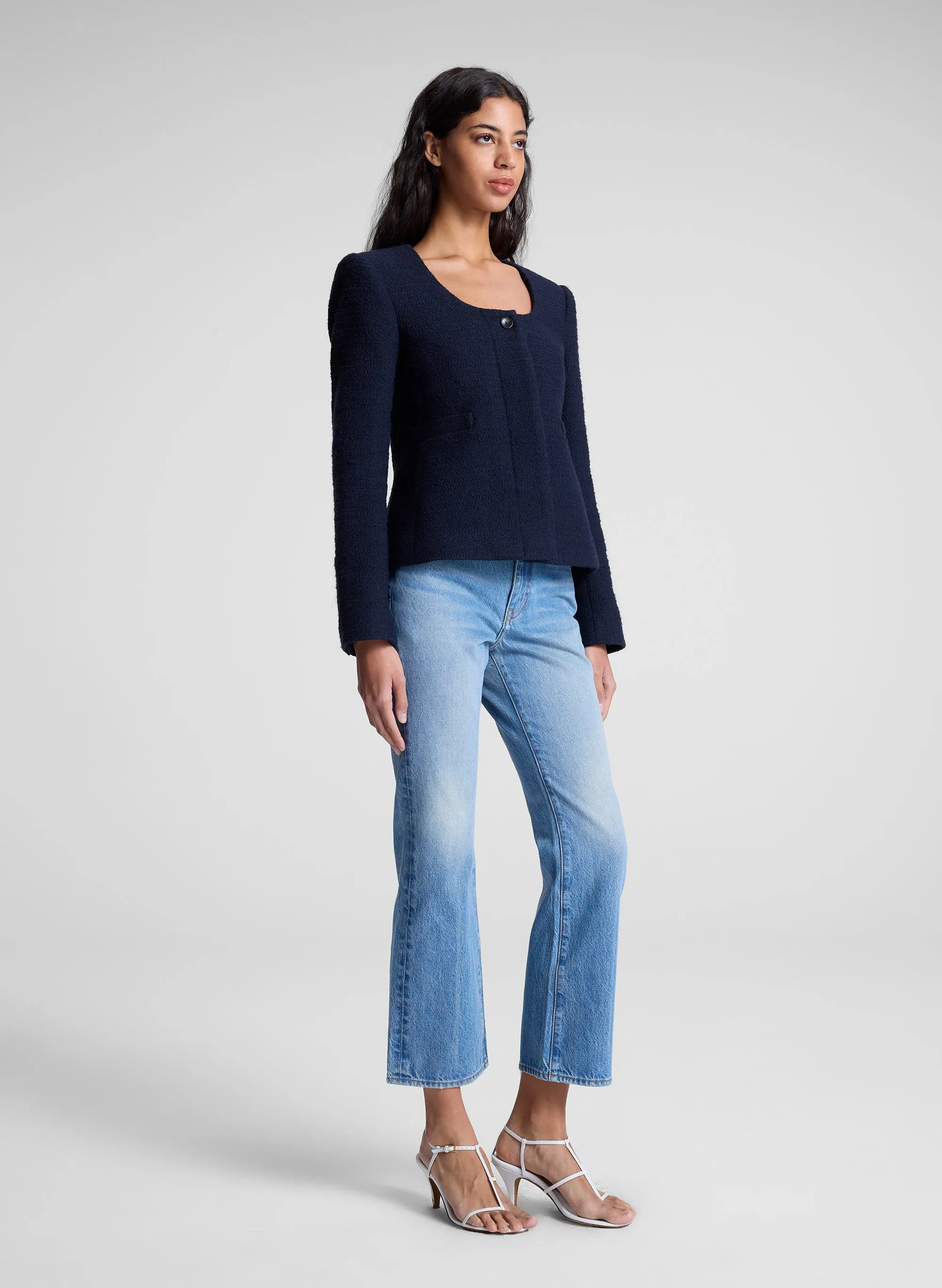 The 009 Cropped Flare Jean