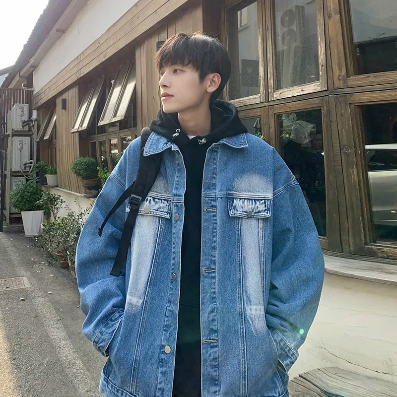 TIA Gradient Patch Denim jacket