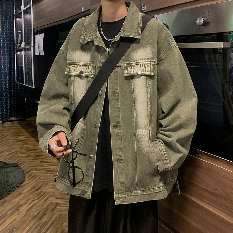 TIA Gradient Patch Denim jacket