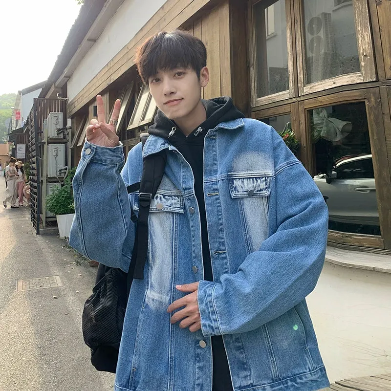 TIA Gradient Patch Denim jacket