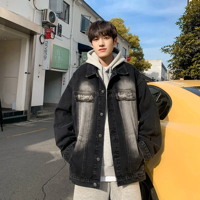 TIA Gradient Patch Denim jacket