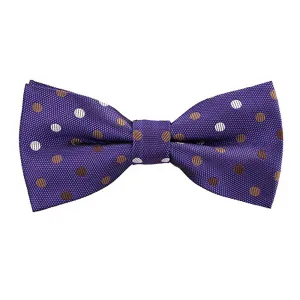 Tyrian Purple Polka Dots Bow Tie - [2017 Spring]