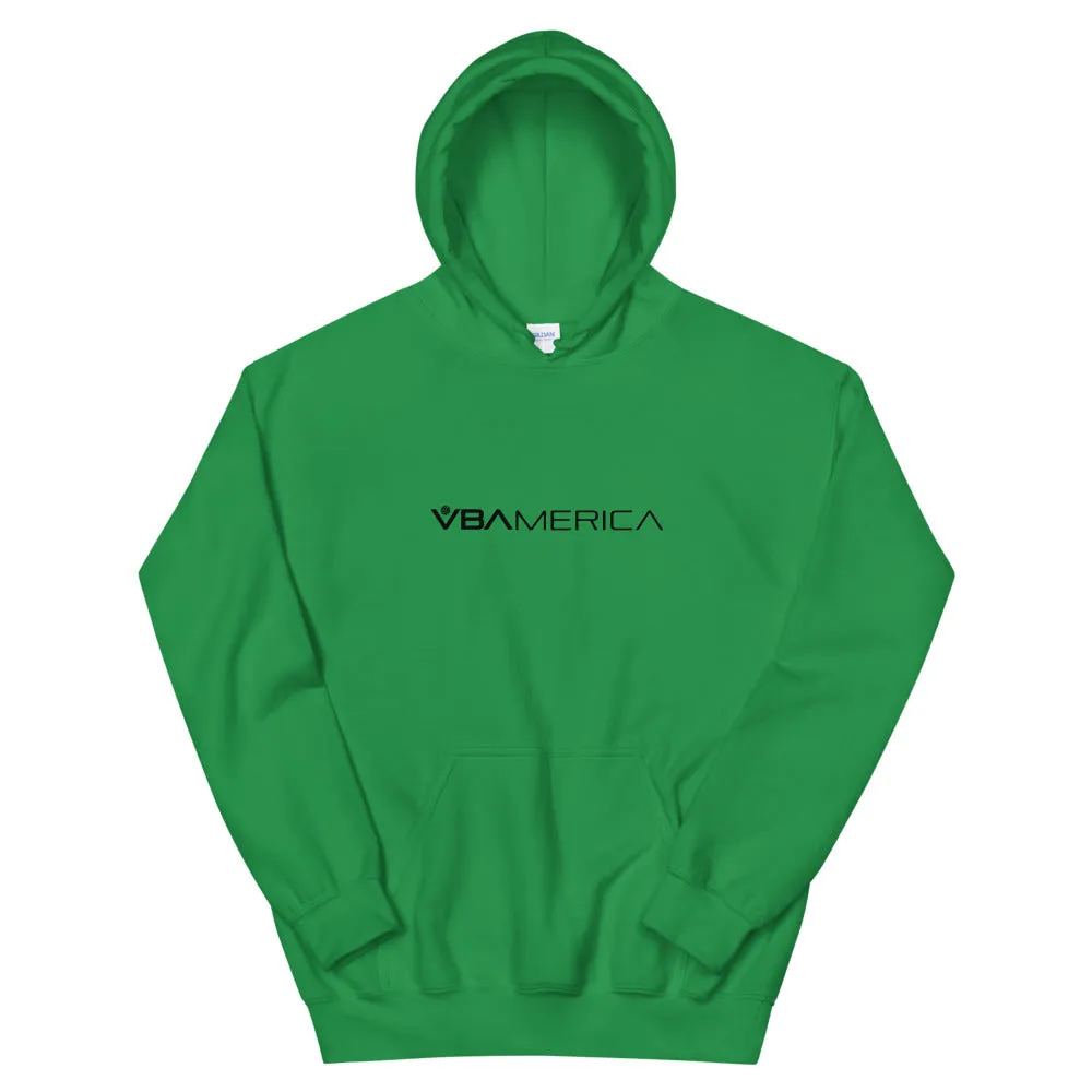 VBAmerica Black Logo Hoodie