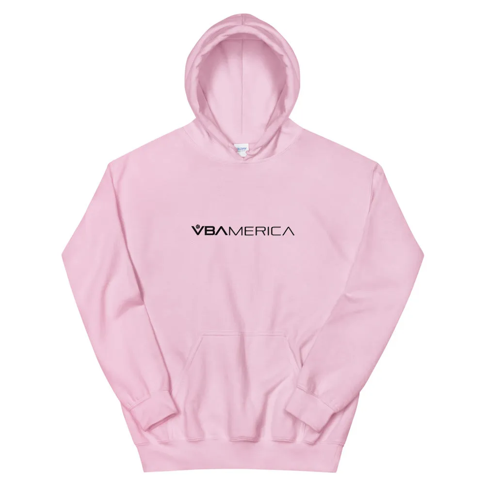 VBAmerica Black Logo Hoodie