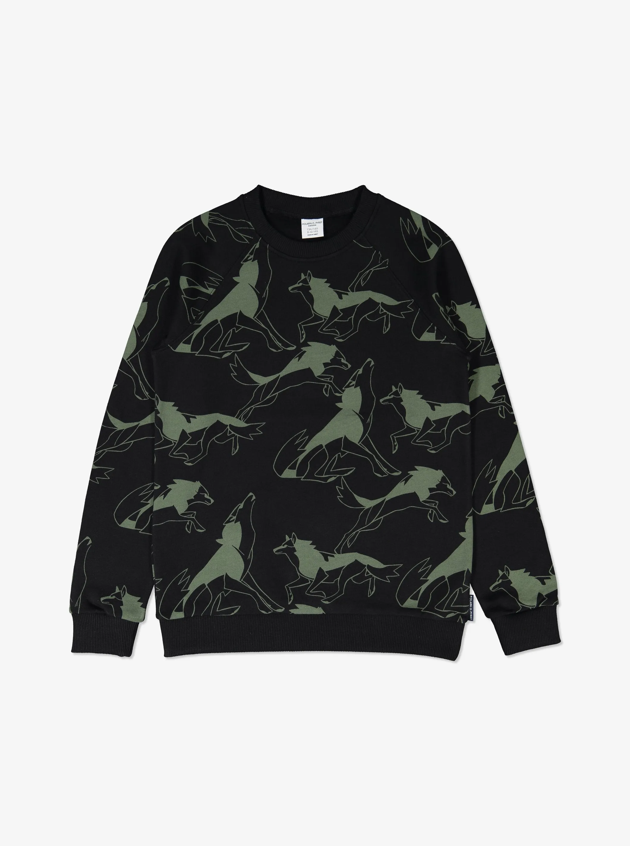 Wolves Print Kids Jumper