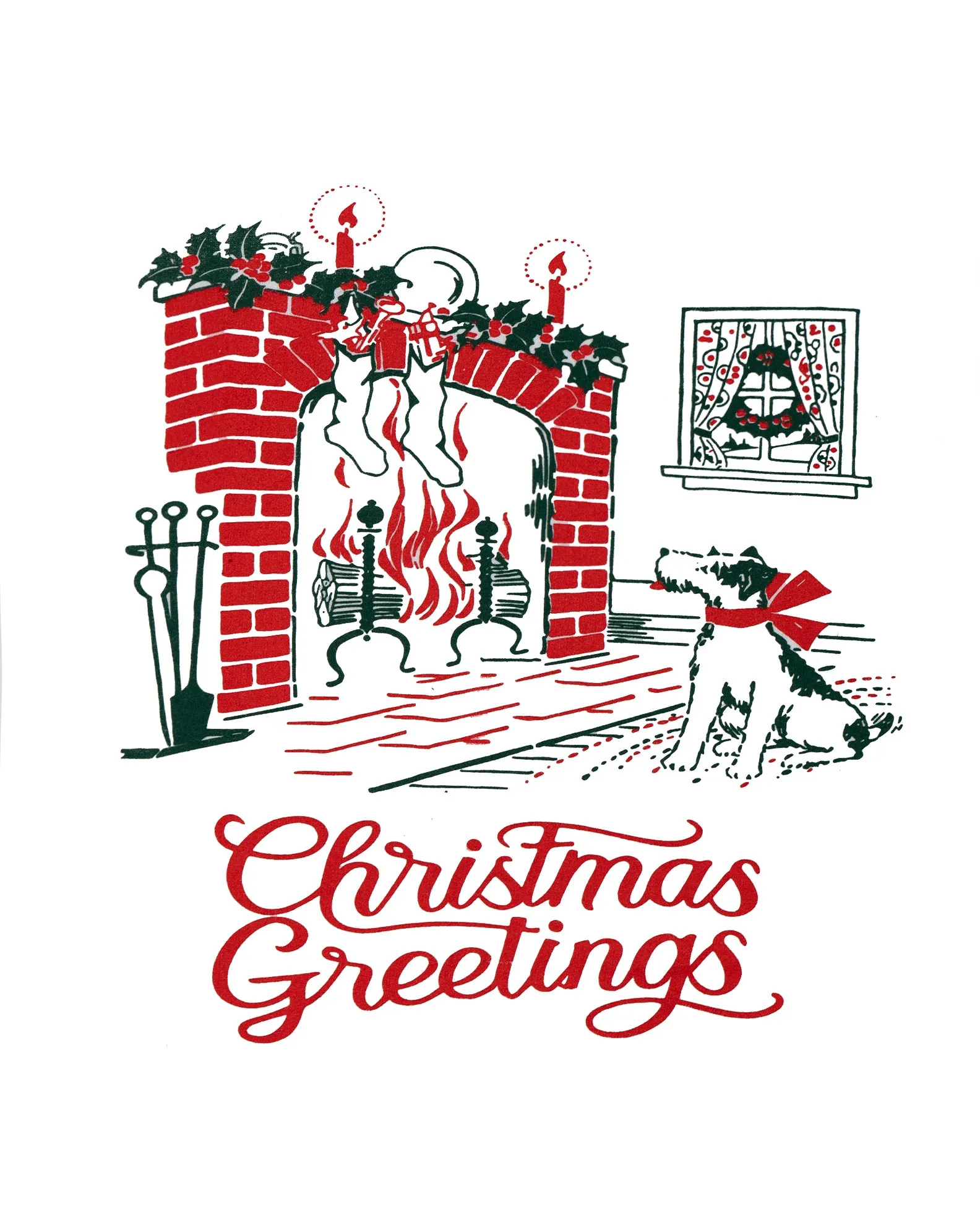 Women's Christmas Greeting Crewneck