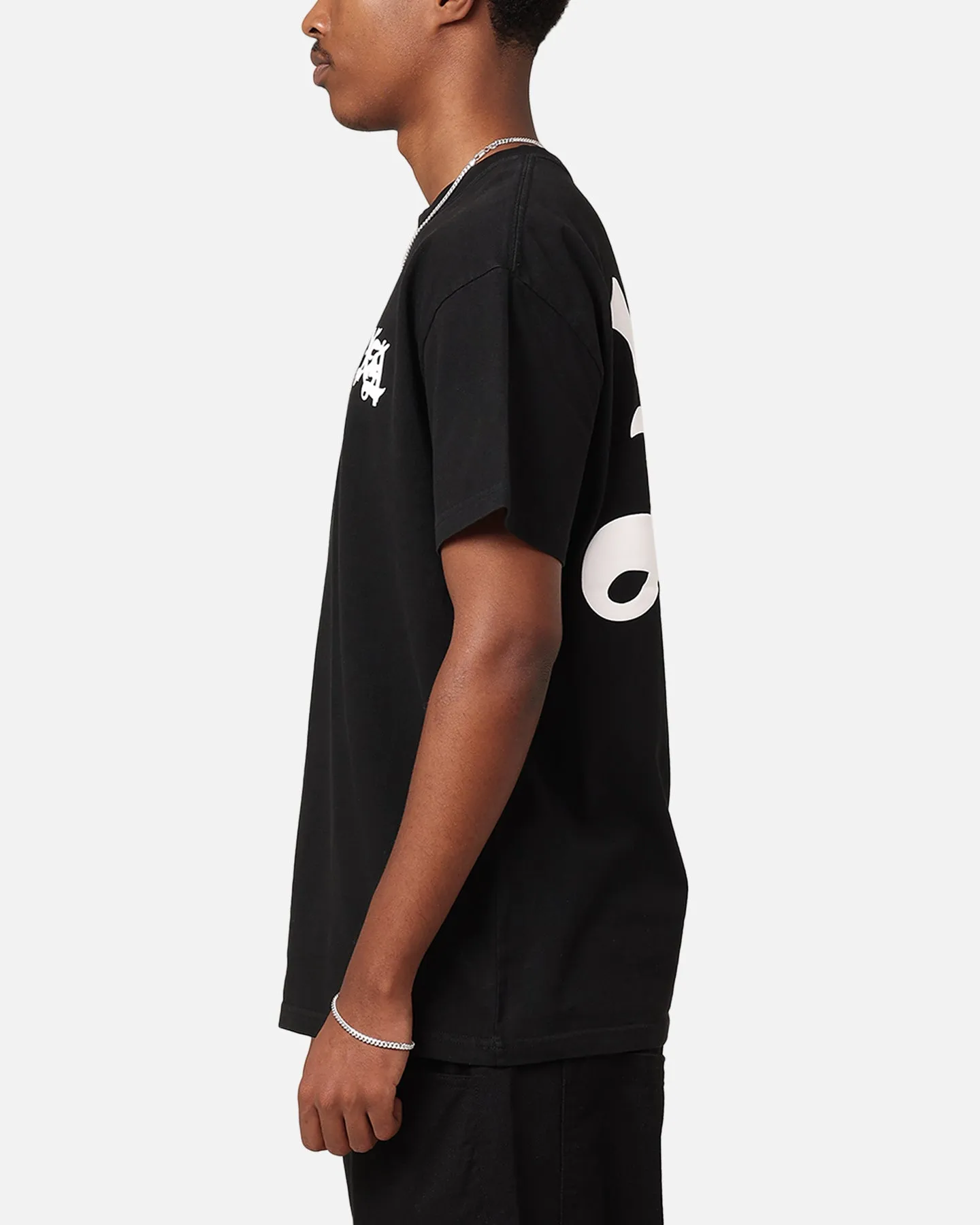 X-Large Old English Short Sleeve T-Shirt Pigment Black