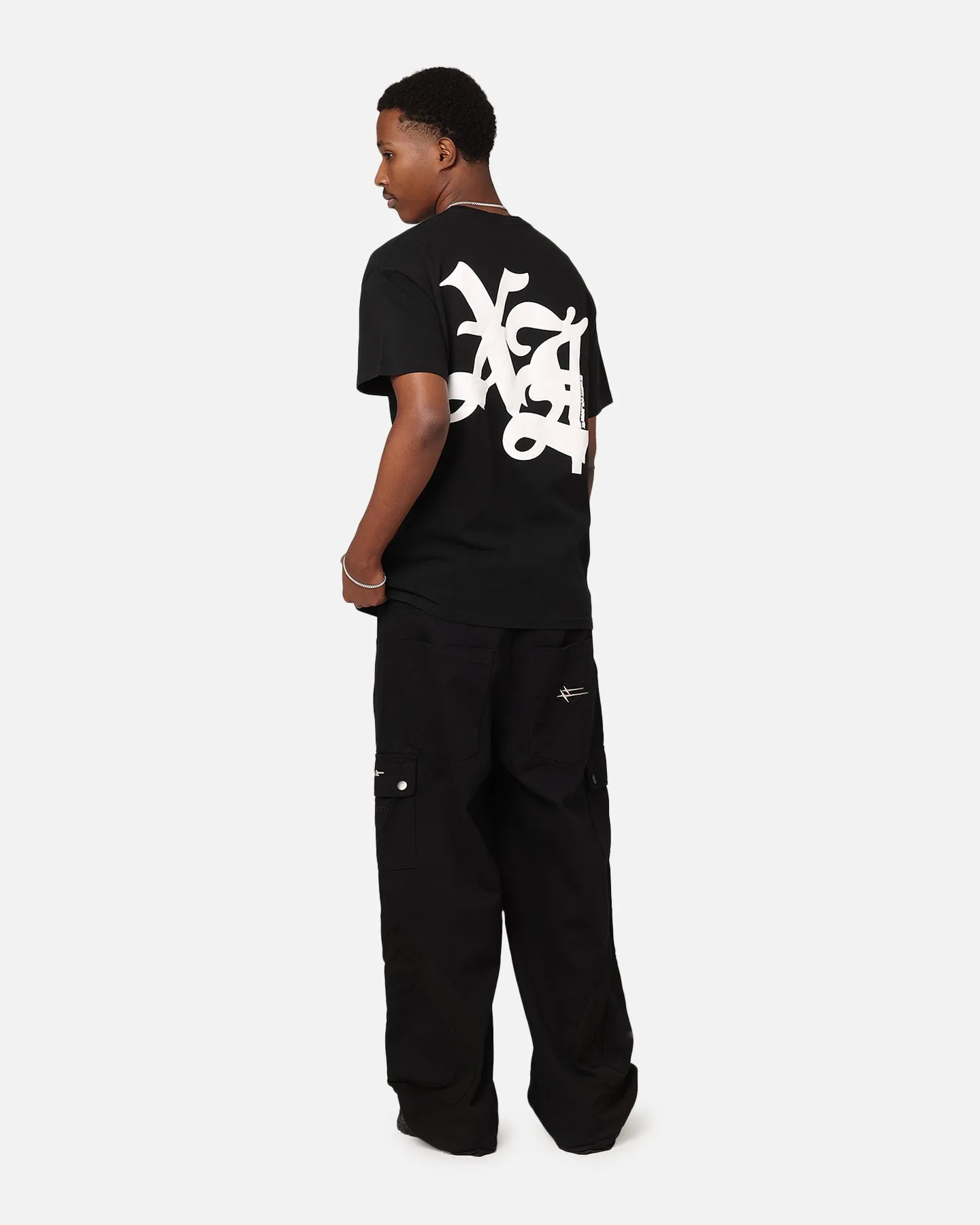 X-Large Old English Short Sleeve T-Shirt Pigment Black