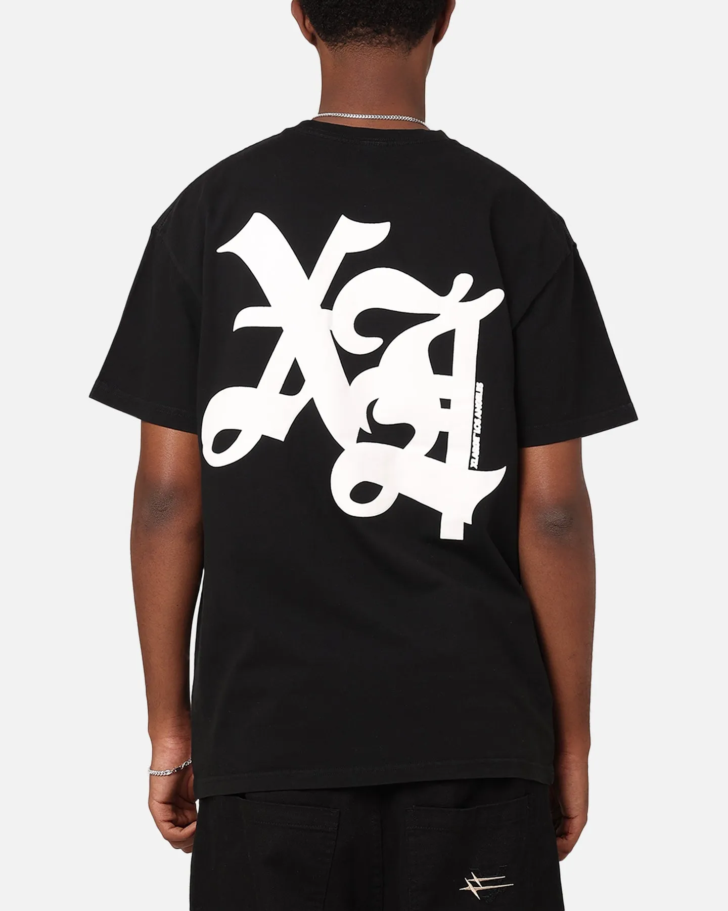 X-Large Old English Short Sleeve T-Shirt Pigment Black