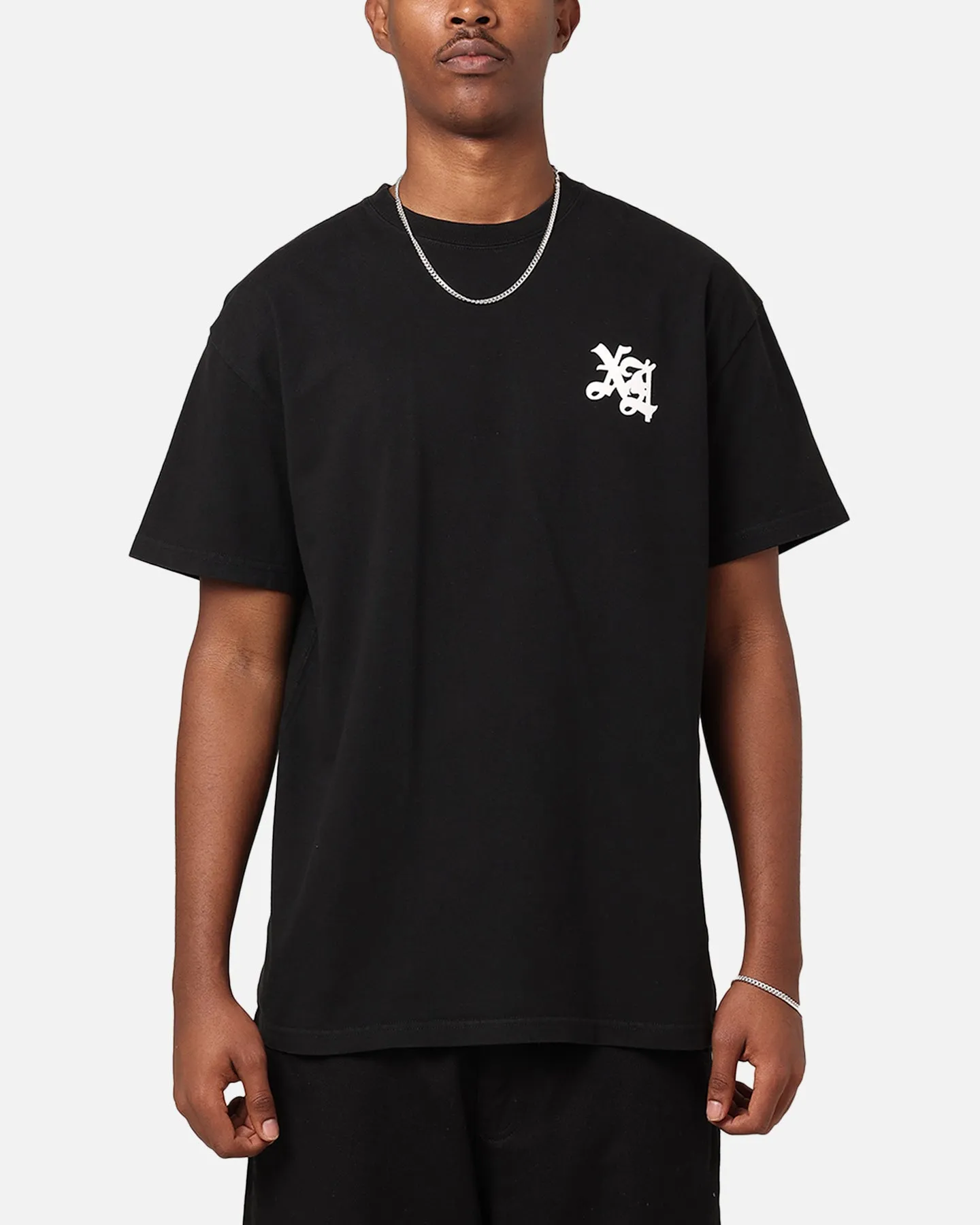X-Large Old English Short Sleeve T-Shirt Pigment Black